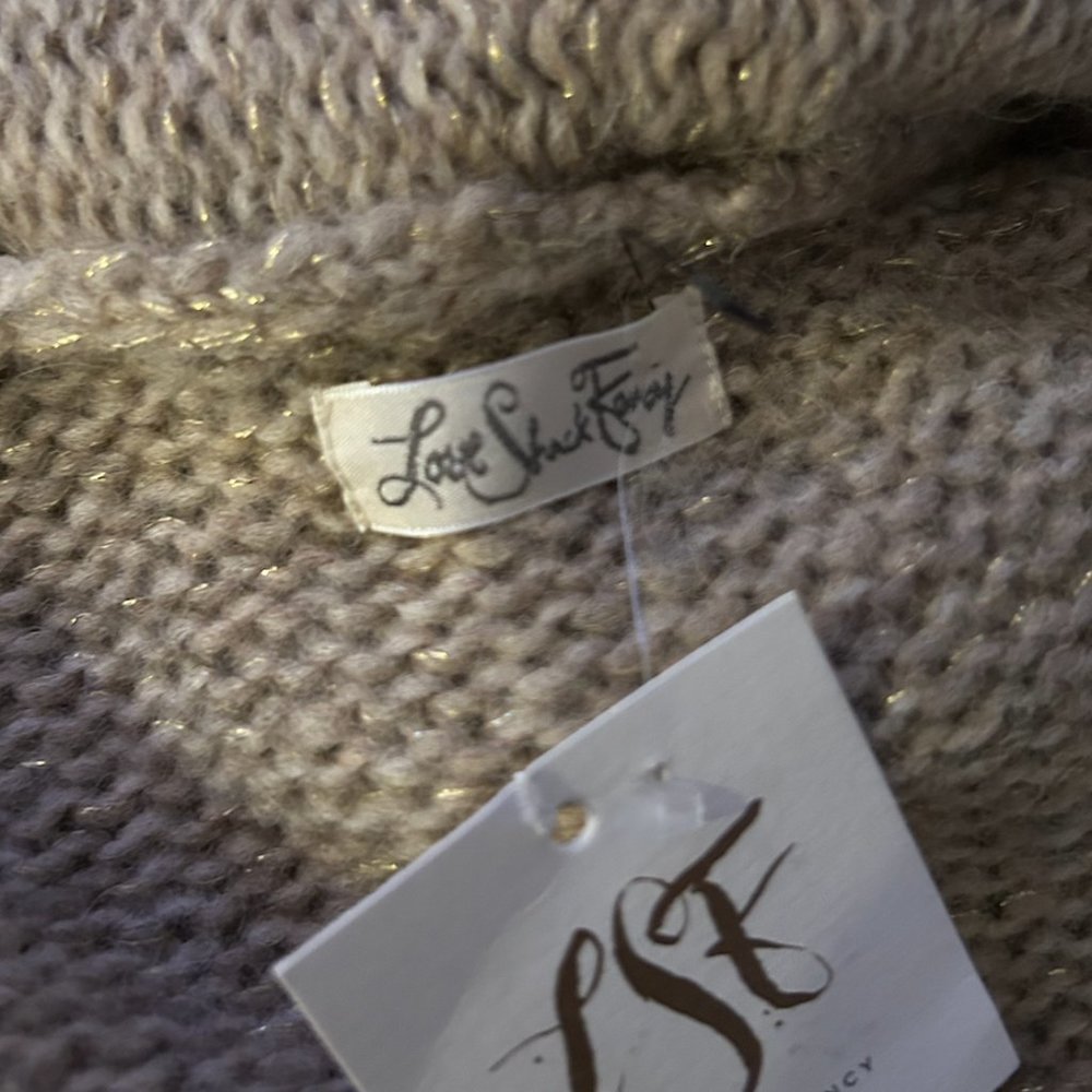 love shack fancy tassel gold cardigan - Picture 3 of 3